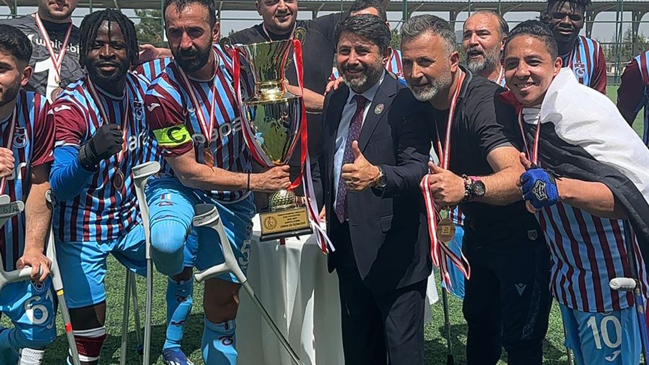 Trabzon Ampute Futbol Süper Lig’de Türkiye Üçüncüsü