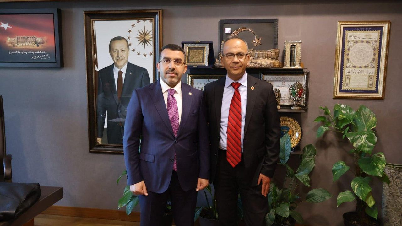 Kars Noteri Timur’dan Milletvekili Çalkın’a TBMM Ziyareti
