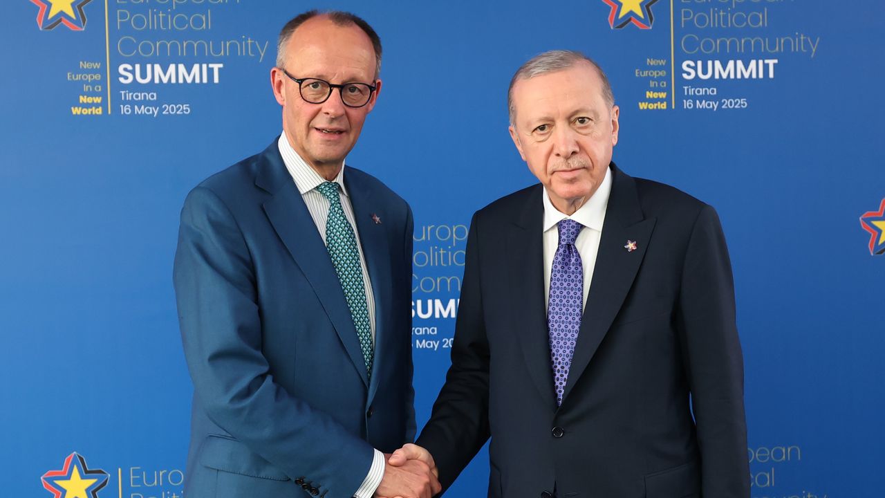 Tiran Zirvesi: Erdoğan Almanya Başbakanı Merz’le Buluştu