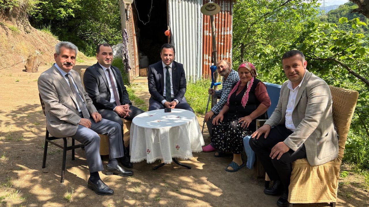 Kaymakamdan Vakfı̇kebı̇r’de Örnek Aı̇le Zı̇yaretı̇