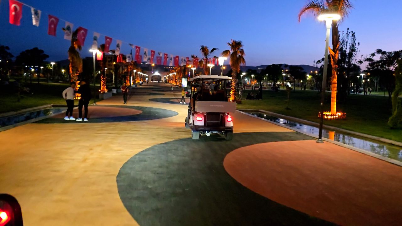 Eyyübiye Millet Bahçesi’nde Elektrikli Ulaşım Kolaylığı