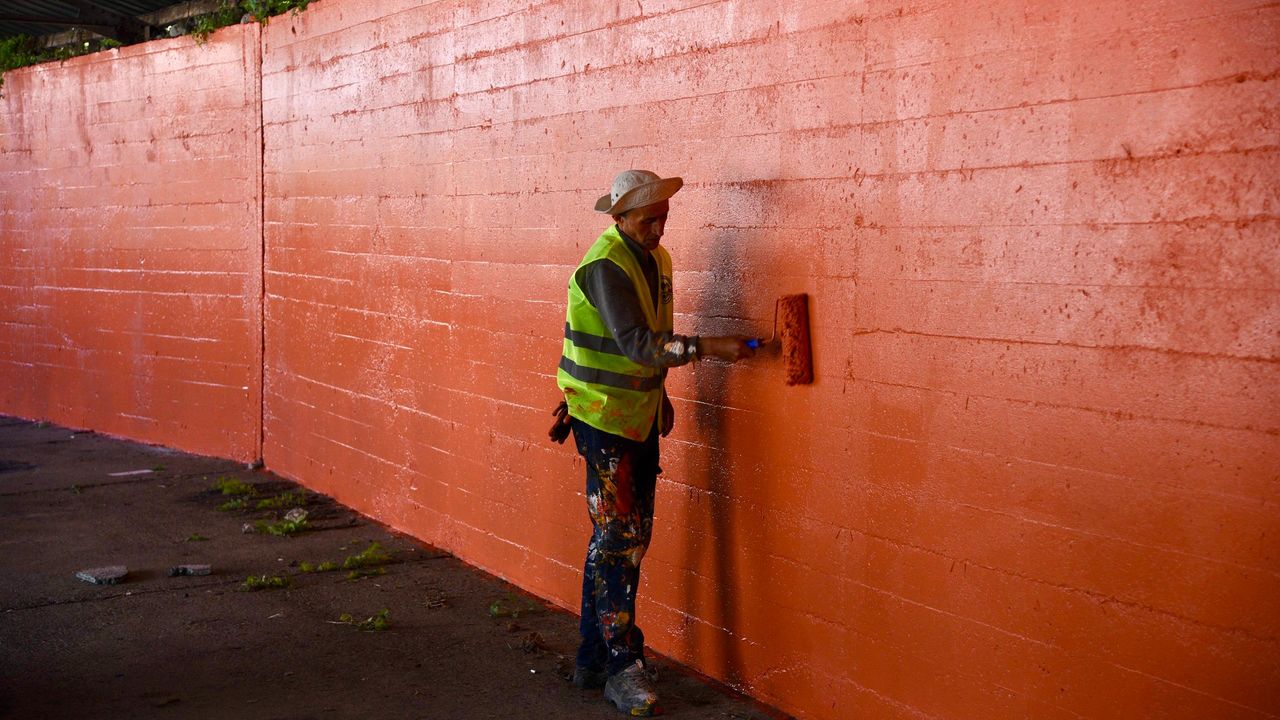 Giresun Belediyesi Estetik İçin Bordür ve Duvar Boyadı