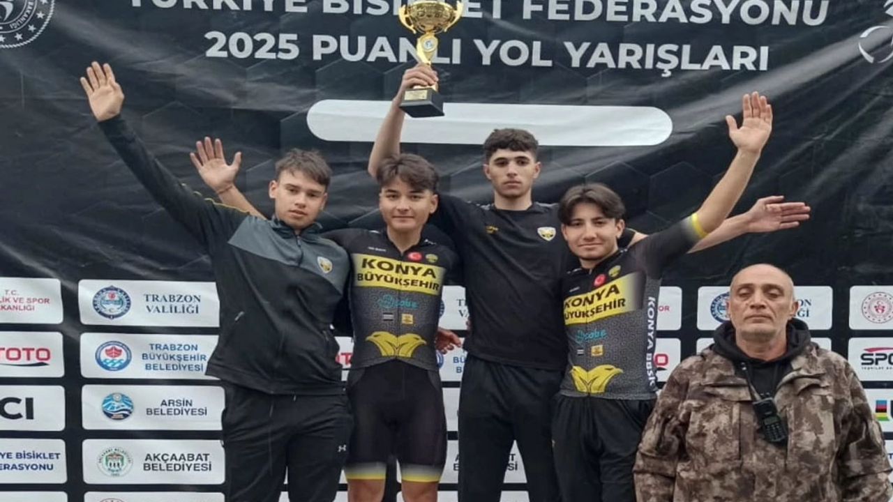 Konya Bisiklet Trabzon’da 4 Madalya Kazandı