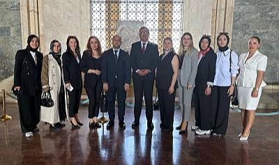 Samsunlu Eğitimciler Anıtkabir’de Atatürk’ü Andı