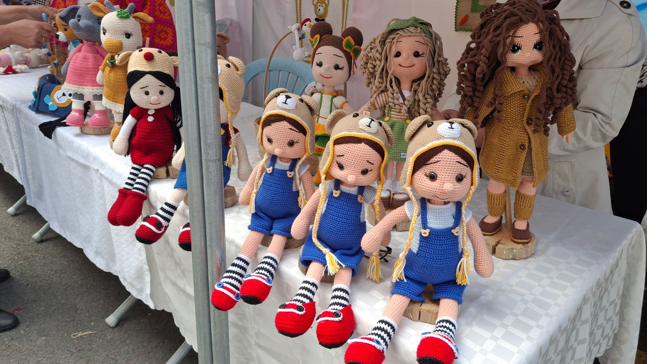 Beypazarı’nda BELMEK Kursiyerlerinden El Emeği Sergisi