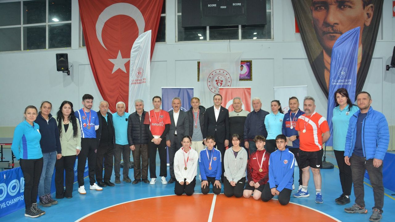 Trabzon Şalpazarı Masa Tenisi Şampiyonları Belli Oldu