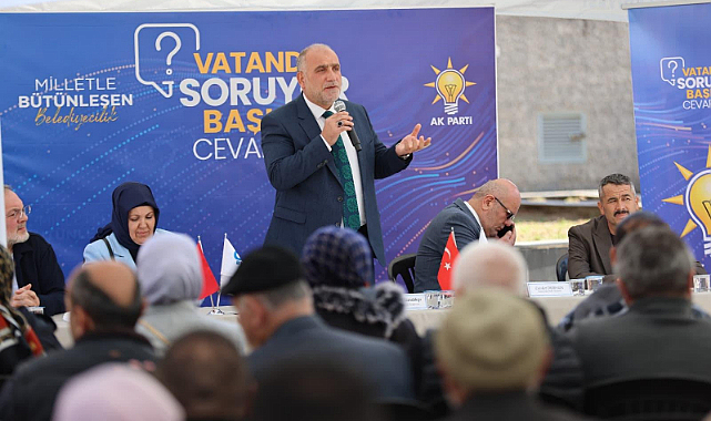 Canik Belediye Başkanı Mahallelerde Vatandaşla Buluştu