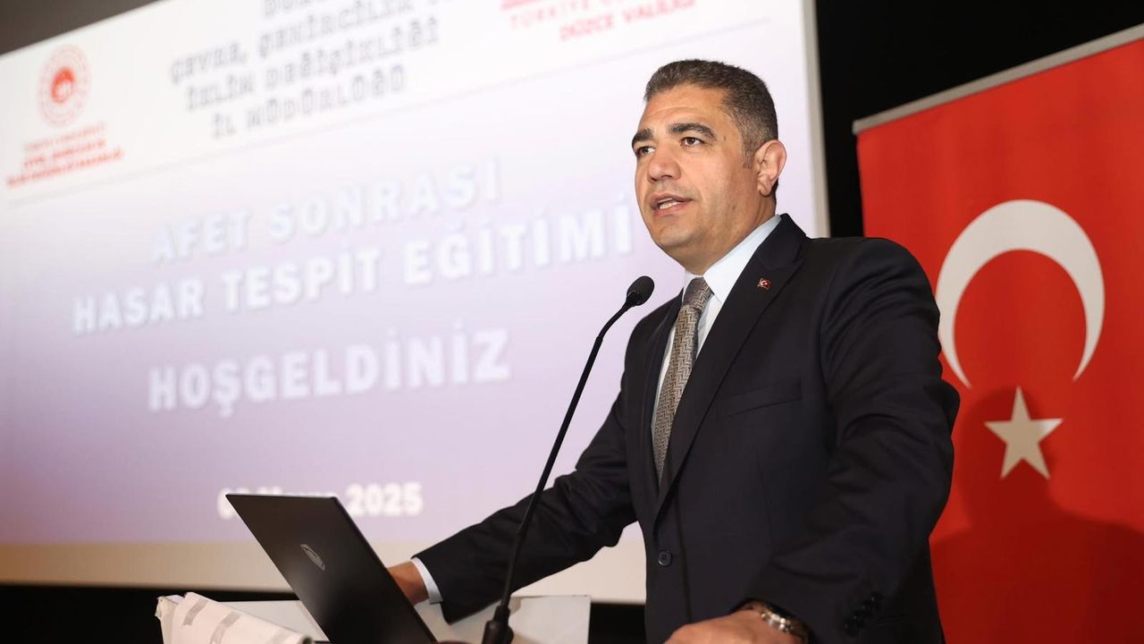 Düzce’de Mühendis ve Mimarlara Afet Hasar Tespiti Eğitimi