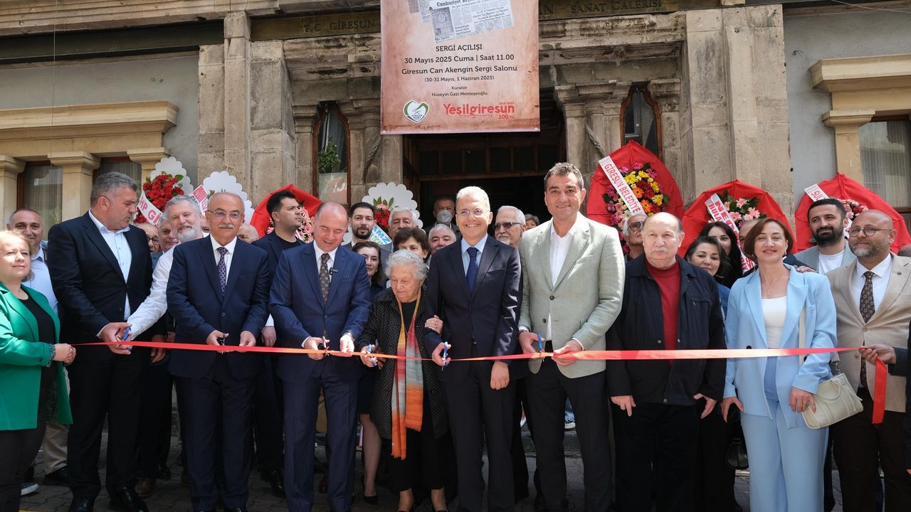 Yeşilgiresun Gazetesi 100 Yıllık Tarihini Sergiyle Taçlandırdı