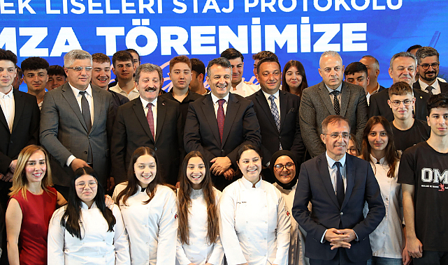 Samsun’da Meslek Lisesi Öğrencilerine Staj İmkanı Protokolü