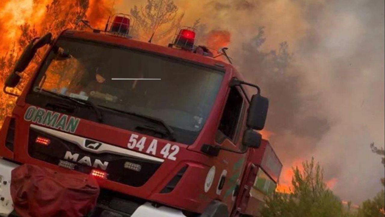Orman Yangını Müdahale Araçlarına Yol Verin Çağrısı