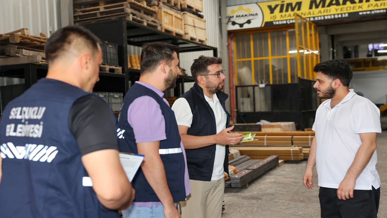 Selçuklu’da Sanayi Atık Yönetimi İçin Bilgilendirme Ziyaretleri