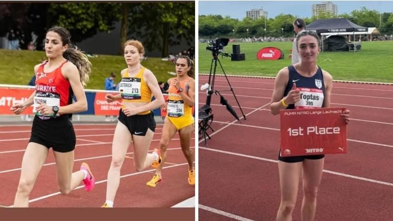 Kübra Toptaş Karlsruhe’de 1500 Metrede Altın Madalya Kazandı