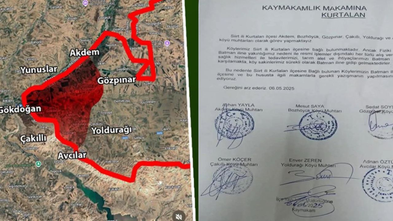 Siirt’in 7 Köyü Batman’a Bağlanmak İçin Başvurdu