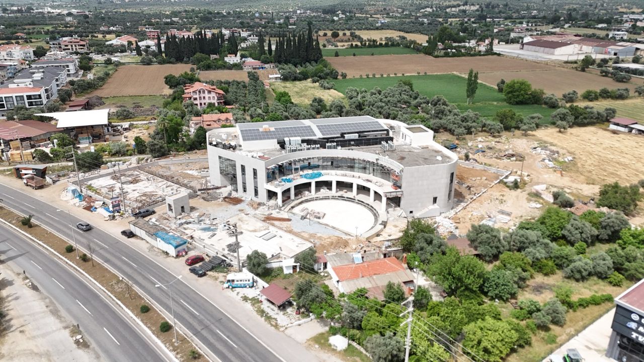 Milas Kültür Merkezi Yüzde 77 Tamamlandı