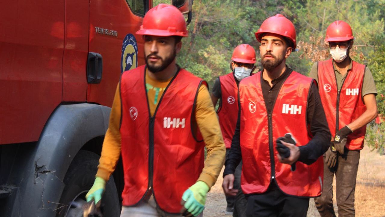 Lazkiye’deki Türkmen Dağı Yangınına Uluslararası Müdahale