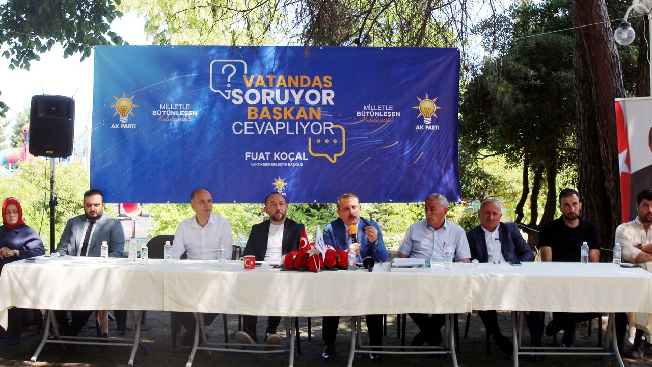 Vakfıkebir Belediye Başkanı Koçal Halkla Buluştu: Hizmetleri Anlattı