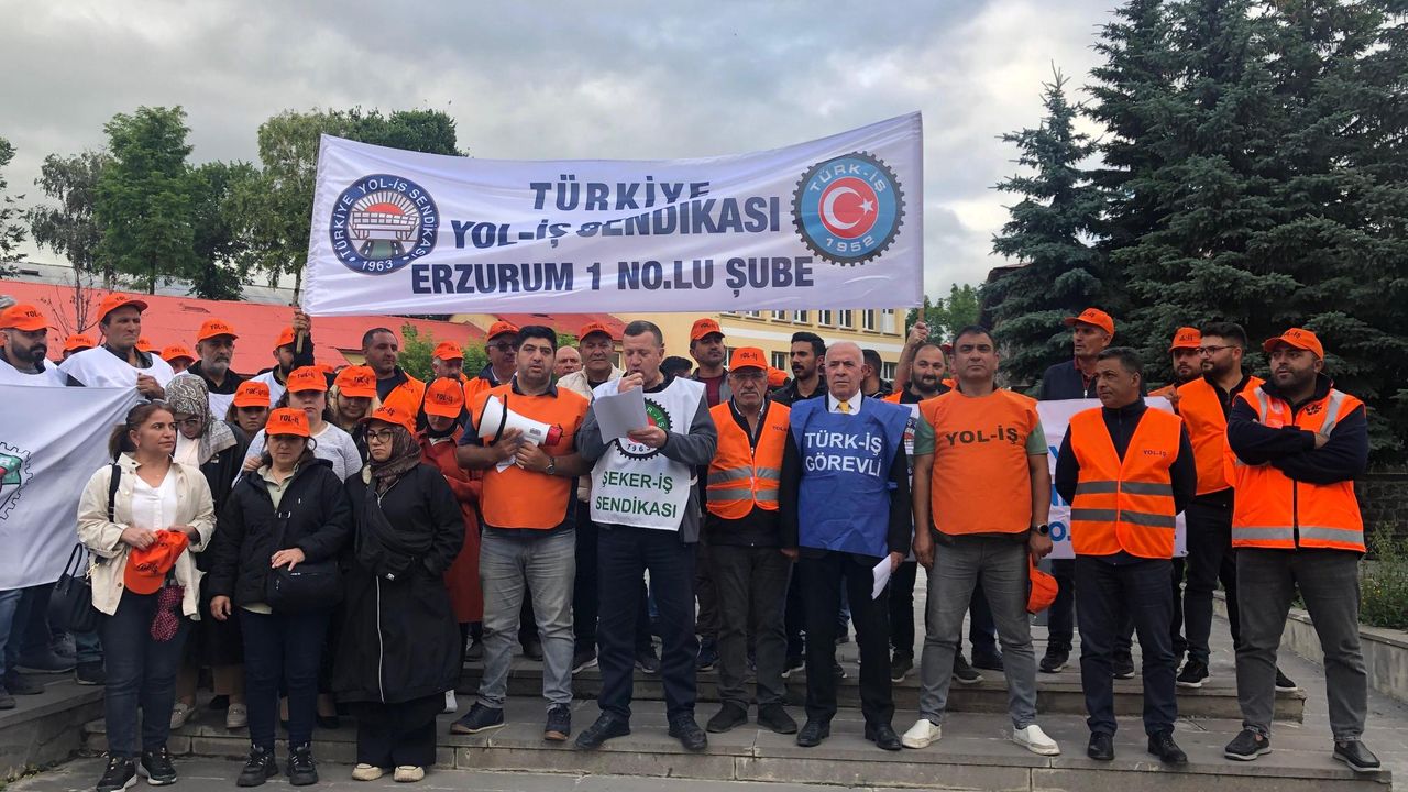 Kars’ta Kamu İşçileri Yoksulluk ve Adaletsizliğe Karşı Eylemde