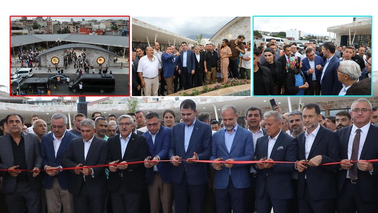 Bakan Kurum İskenderun’da Dönerciler Çarşısı’nı Açtı, Sahil Projesini İnceledi