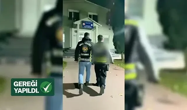 Kağıthane’de Akrobatik Motosiklet Sürücüsü Yakalandı