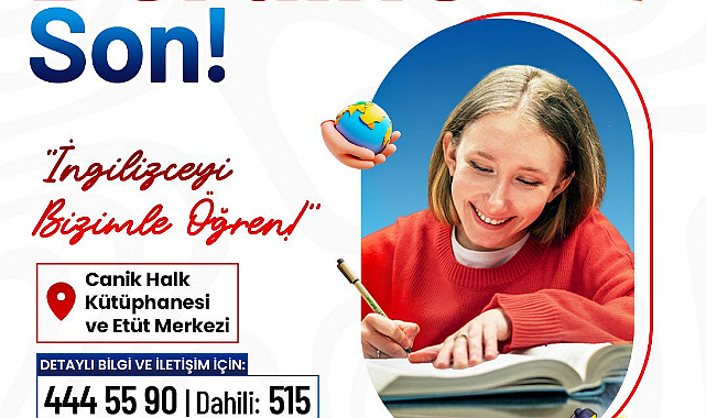 Canik Belediyesi Ücretsiz İngilizce Eğitimi Başlatıyor