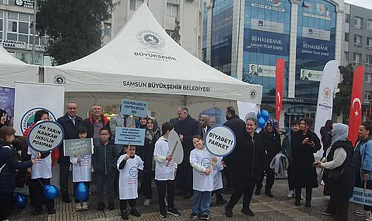 Samsun’da Dünya Diyabet Günü Farkındalık Etkinliği