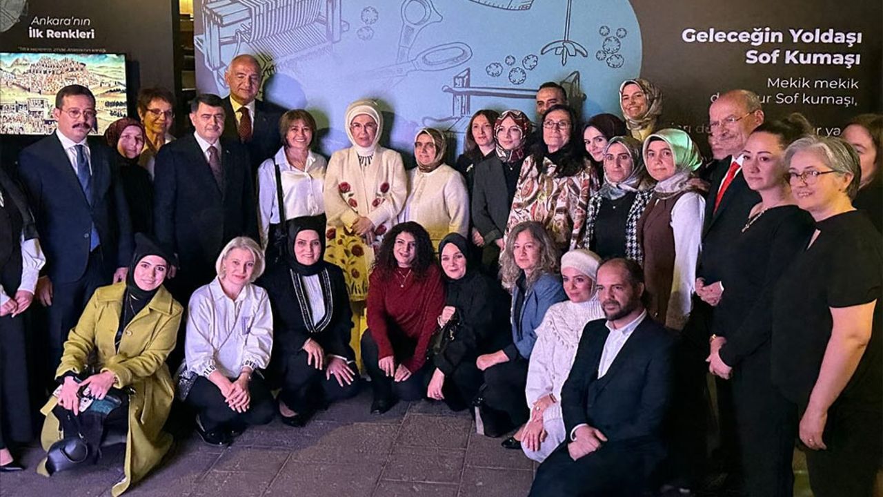 Emine Erdoğan Himayesinde Sof Kumaşı Sergisi Açıldı