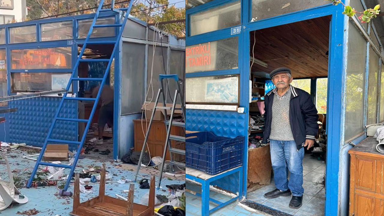 Kaş’ta Eski Otogar Yıkıldı, Rasıh Amca’nın Dükkanı Kapandı