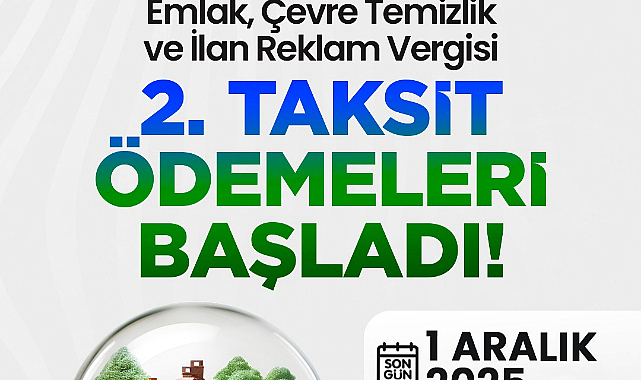 Canik’te Vergi Ödemeleri İçin Son Tarih 1 Aralık