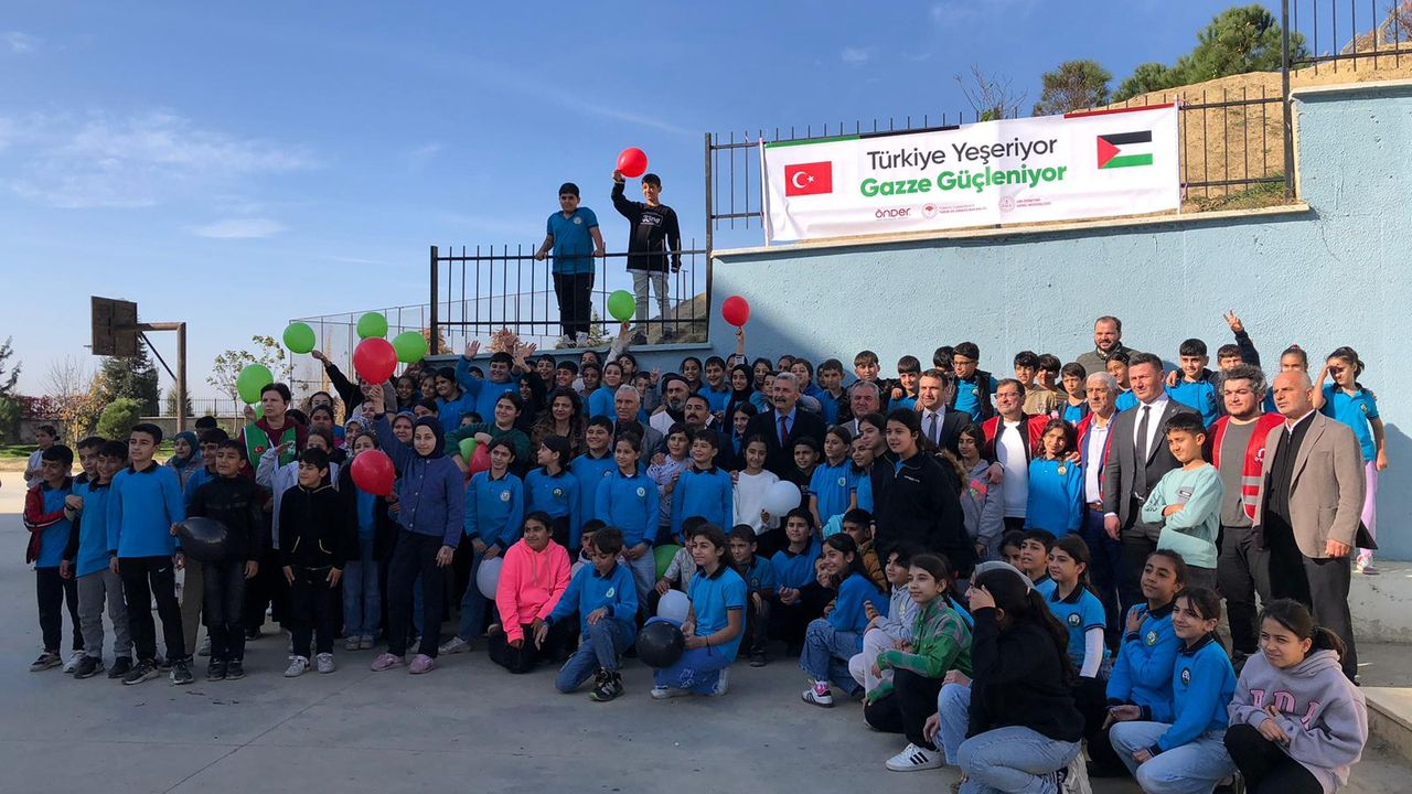 ÖNDER Aydın’dan Gazze’ye Fidan Dikme Etkinliği