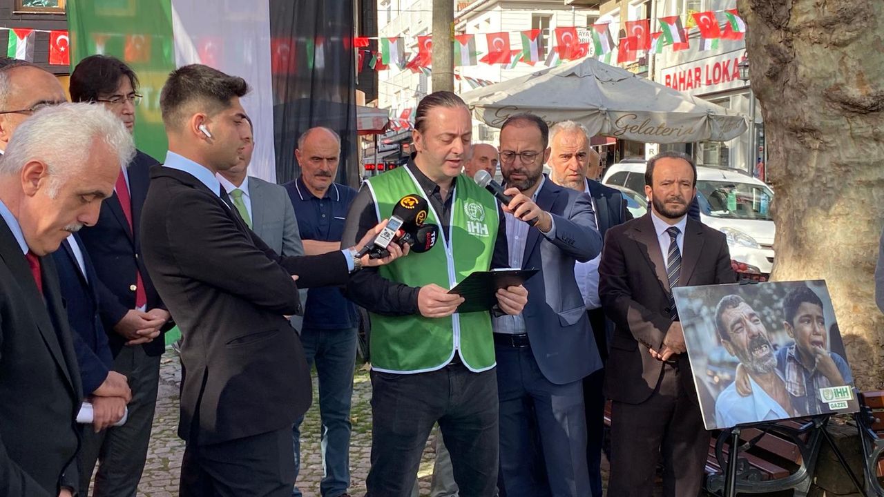 Sarıyerli Esnaf Günlük Kazancını Gazze’ye Bağışladı