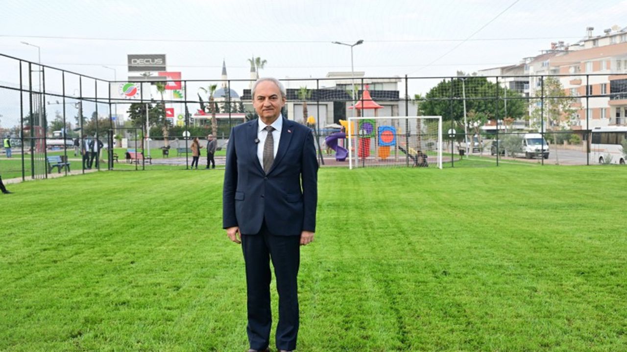 Kepez Belediyesi Düdenbaşı’na Spor Sahası ve Park Kazandırdı