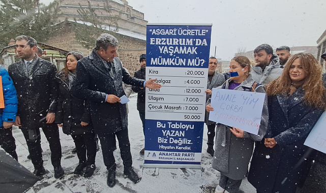 Anahtar Parti Erzurum’daki Göç ve İşsizlik Sorununa Dikkat Çekti