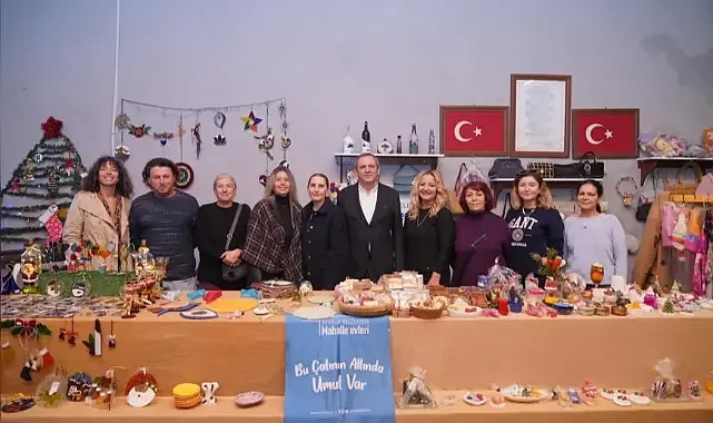 Ayvalık’ta Kadın Üreticiler Yılbaşı Pazarı ile Ekonomik Destek Buluyor
