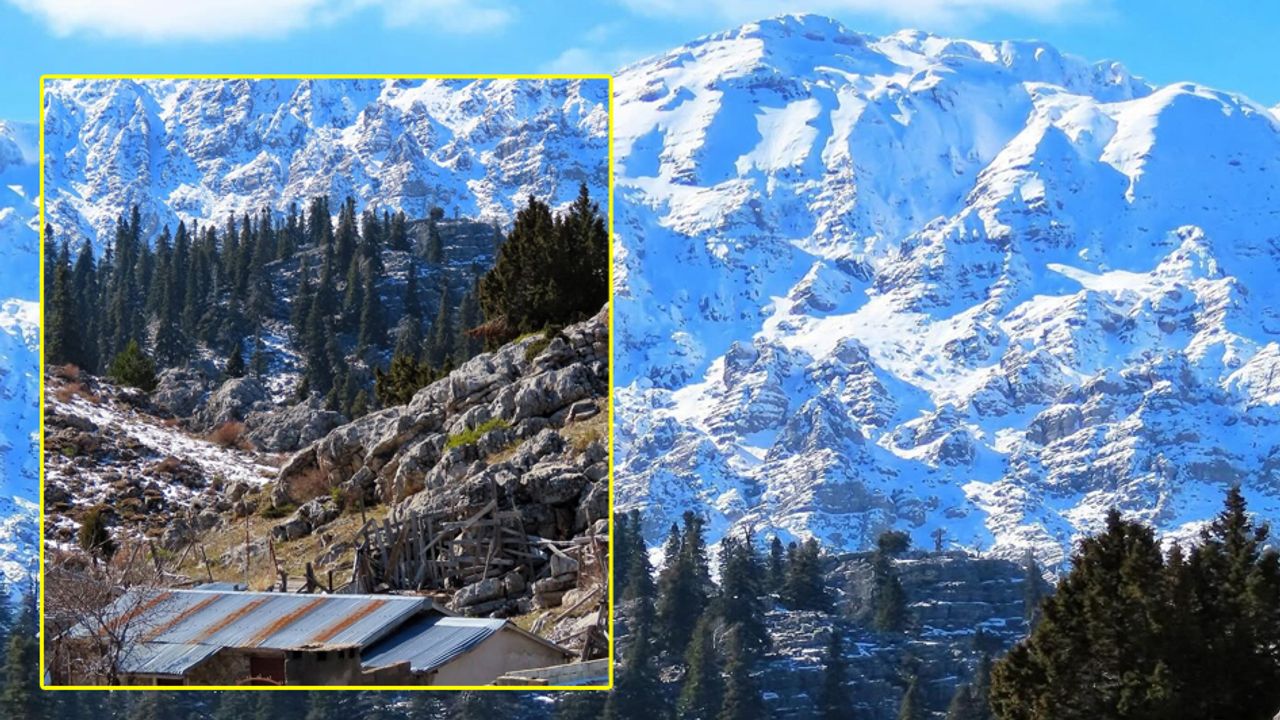 Giden Gelmez Dağları Kar Örtüsüyle Kartpostallık Görünüme Kavuştu