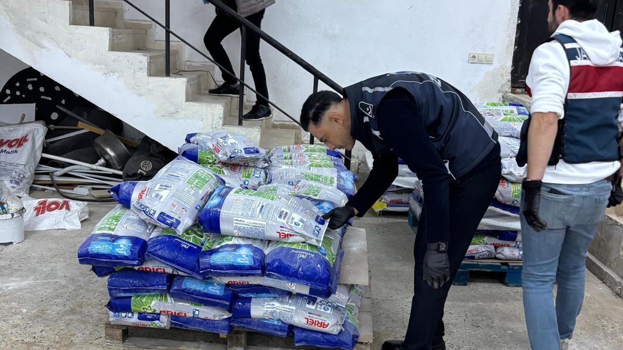 Şanlıurfa’da Sahte Deterjan Üretimine Operasyon