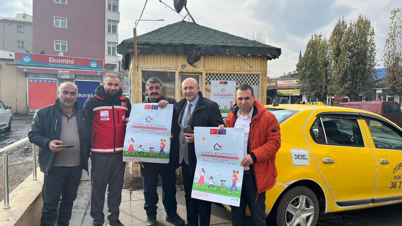 Kars’ta Koruyucu Aile Farkındalığı Toplu Taşıma Araçlarıyla Yayılıyor