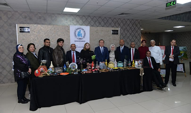 TSD Samsun’da Engelli Kursiyerlerin Sanat Eserleri Sergilendi
