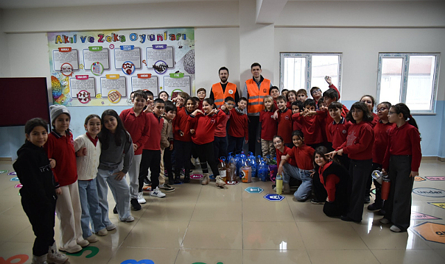 Atakum Belediyesi Öğrencilere Sıfır Atık ve Geri Dönüşüm Eğitimi Verdi