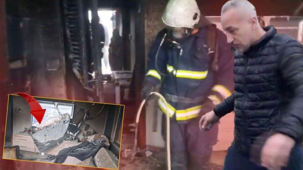 Serik’te Sobadan Çıkan Yangında Hafif Yaralı ve Maddi Hasar