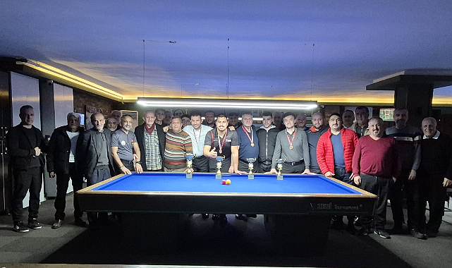 Samsun 3 Bant Bilardo Şampiyonu Mustafa Akgül Oldu