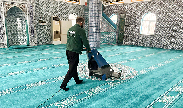 Canik’te Camiler Ramazan’da Yoğun Temizlikten Geçiyor