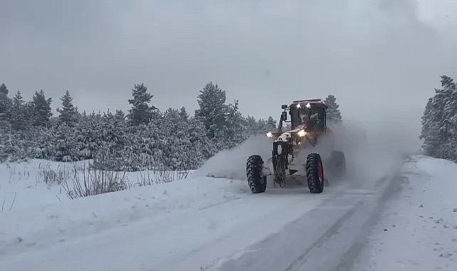 Doğu Anadolu’da Kar 50 Yerleşimin Ulaşımını Kesti