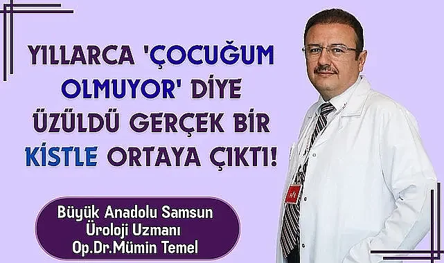 Azoospermide 3,5 cm’lik Kist Tespit Edildi, TUR-ED ile Gebelik Müjdesi