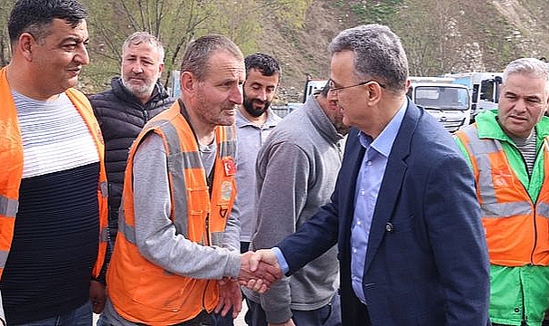 İlkadım Belediye Başkanı Kurnaz’tan 1 Mayıs’ta emek vurgusu