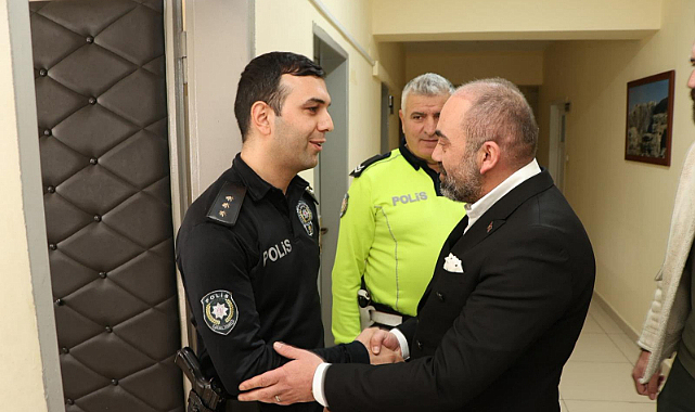 AK Parti Kavak İlçe Başkanı Polis Haftasında Emniyeti Ziyaret Etti