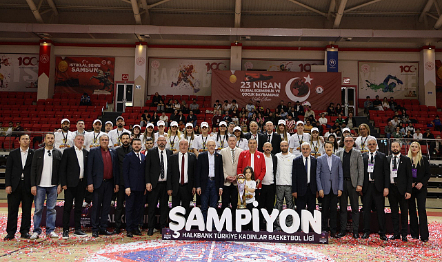Zorlu Koleji Samsun Basketbol TKBL Şampiyonluğunu Görkemli Törenle Kutladı