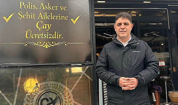 Samsun’da Şehit Ailelerine ve Güvenlik Güçlerine Ücretsiz Çay