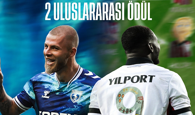 Uğur Okulları ve Samsunspor’a uluslararası taraftar etkileşimi ödülü