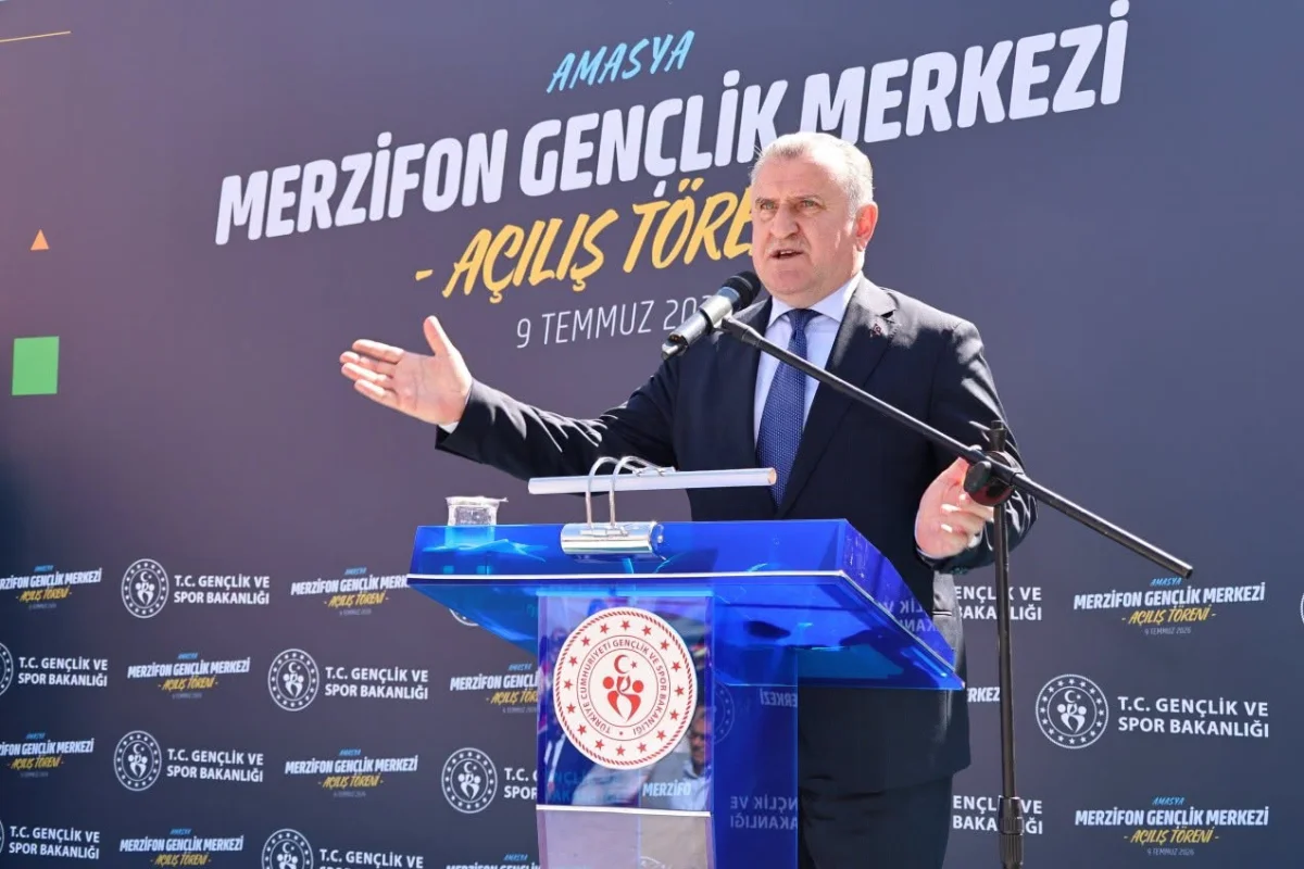 Gençlik ve Spor Bakanı Bak, Amasya’da iki yeni tesis açtı